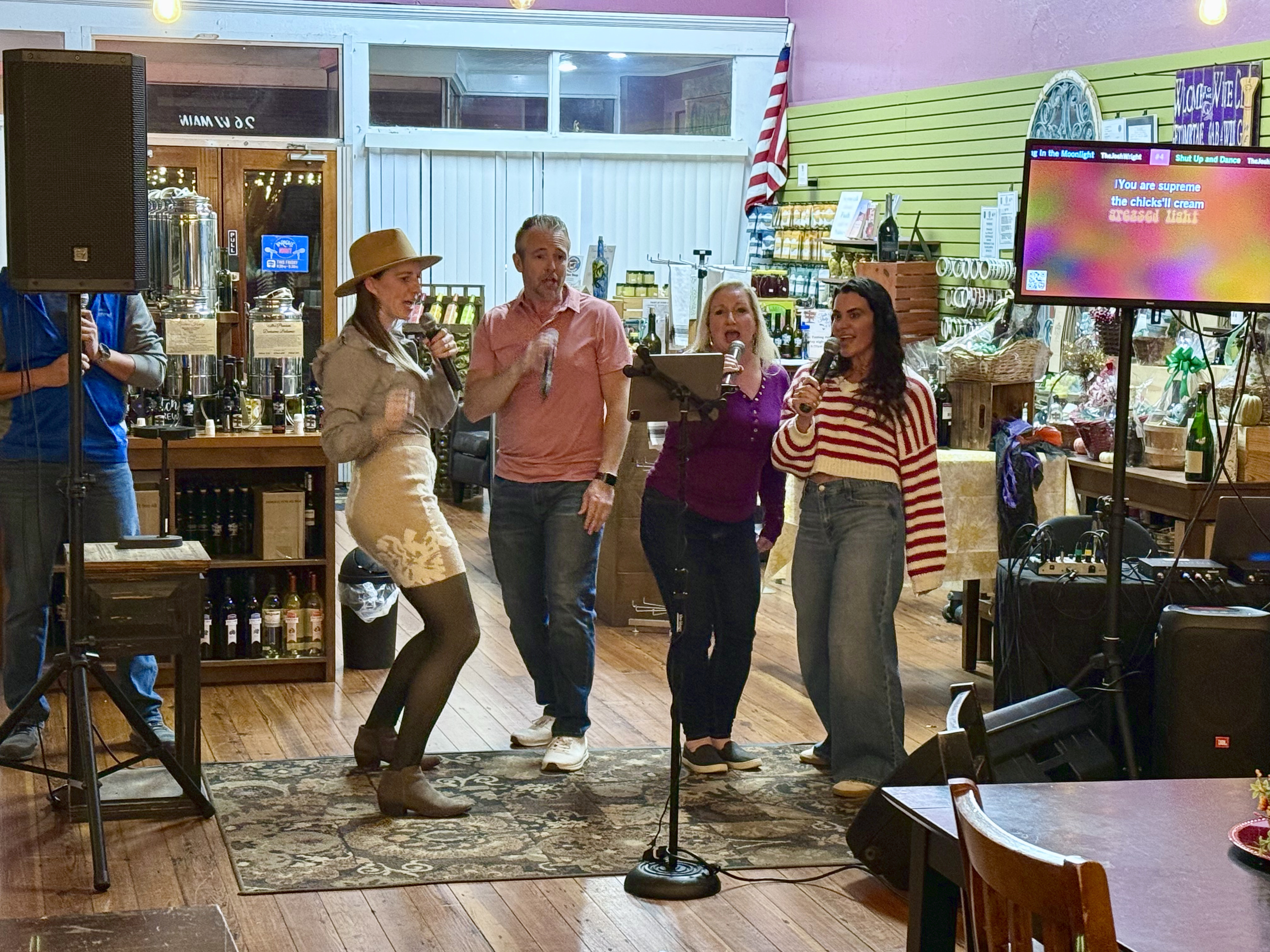 Karaoke at Olive Tree and Vine